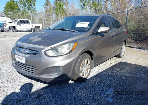 2012 Hyundai Accent Gls z USA, uszkodzony, nr VIN KMHCT4AE4CU042492
